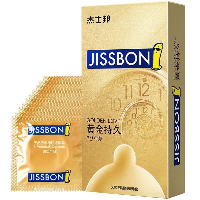 杰士邦 黄金持久延时避孕套(货号:Q21424)