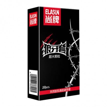 尚牌 狼牙套大颗粒避孕套10只装(货号:Q20743)
