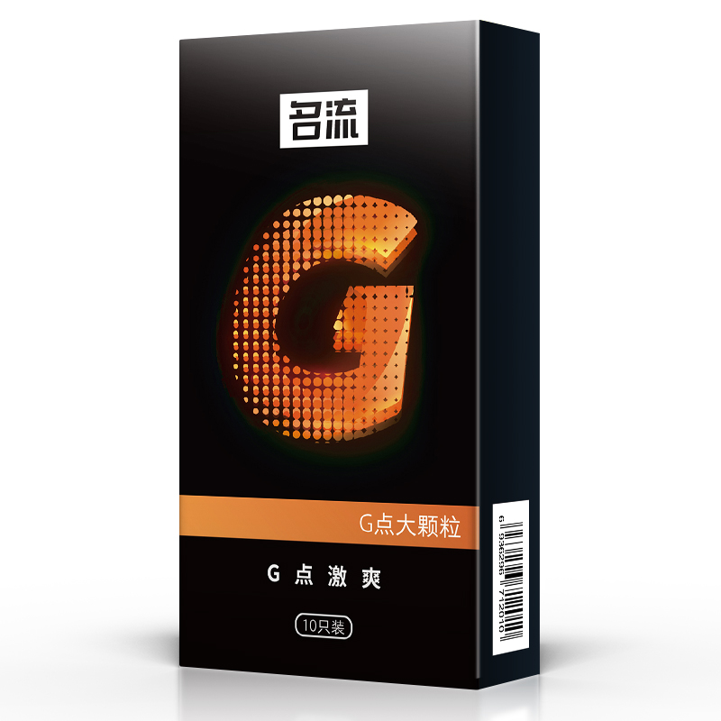 名流 G点大颗粒系列避孕套 中号 10只装(货号:Q2945)